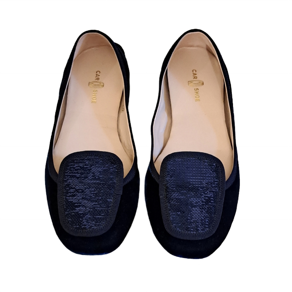 The Original Car Shoe by Prada Calzature Donna Velvet and Sequin Shoes